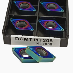 DCMT070204 DCMT070208 DCMT11T304 DCMT11T308 KT7030 carbide inserts Internal Turning tool