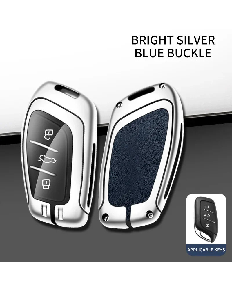 Funda de aleación de Zinc para llave de coche, accesorios de estilo automático para Roewe RX5, i6, ERX5, i5, RX8, RX3, MG6, MG, 