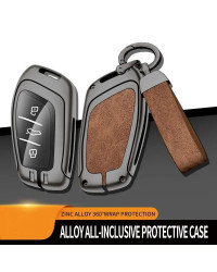 Funda de aleación de Zinc para llave de coche, accesorios de estilo automático para Roewe RX5, i6, ERX5, i5, RX8, RX3, MG6, MG, 