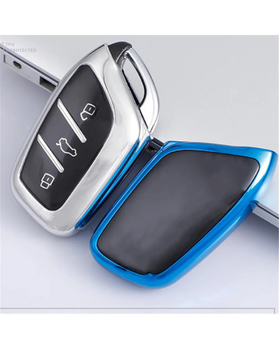 Funda protectora para llave inteligente de coche, accesorios para Roewe RX5, I6, ERX5, I5, RX8, RX3, MG6, MG, ZS, EV, EZS, HS, E