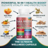 Sea Moss Capsule 60 Tablets - 16 in 1 Non-GMo Supports Reproductive Health Natural Energizer, Plant-Based, Pure & Organic