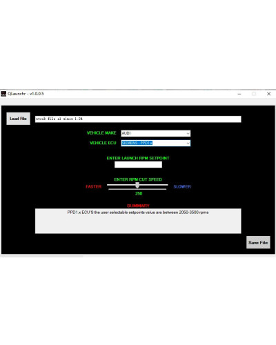 QLaunchr Launch Control Software For Patching Remap Files Change RPM V