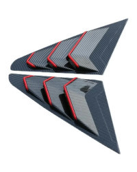 Persianas triangulares traseras para Interior y Exterior, ventana modificada, cuerpo de salida de aire, Accesorios para MG 5, MG