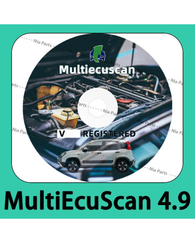 MultiEcuScan V4.9 Auto data base Diagnostic software inspection tools 