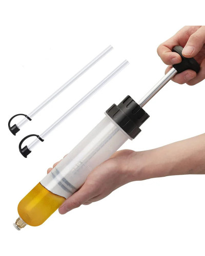 Car Oil Fluid Extractor Auto Oil Change Syringe with Hose Manual Fuel 