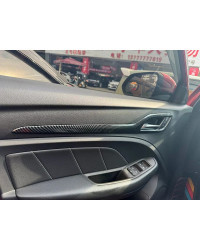 Cubierta de manija de puerta interior para coche, accesorio de fibra de carbono para MG ZS 2017-2023, embellecedor de cuenco de 