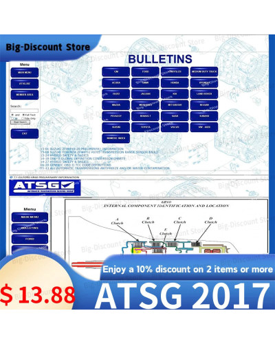 NEW ATSG software update to 2017 Automatic Transmissions Service Group