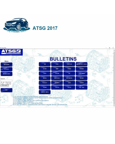 NEW ATSG software update to 2017 Automatic Transmissions Service Group