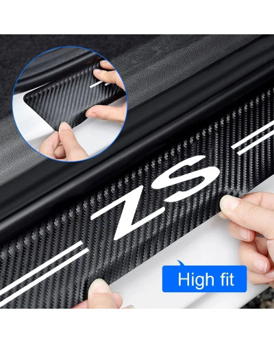 Car Carbon fiber Door Sill Welcome Pedal for MG ZS Trophy Motors MG GS