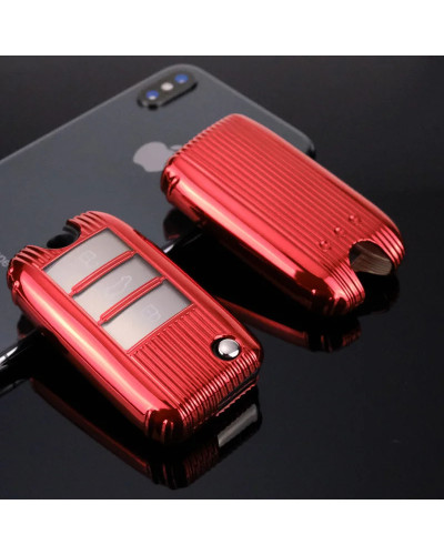 Funda protectora para llave de coche, accesorios para Roewe RX5 i6 ERX5 i5 RX8 RX3 para MG6 MG ZS EV EZS HS EHS, 3 botones