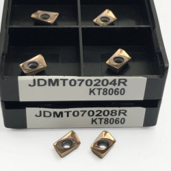 JDMT070204 JDMT070208 Original cemented carbide blades are used for stainless steel and steel.JDMT070208R