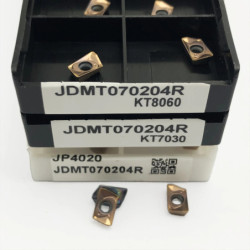 JDMT070204 JDMT070208 Original cemented carbide blades are used for stainless steel and steel.JDMT070208R