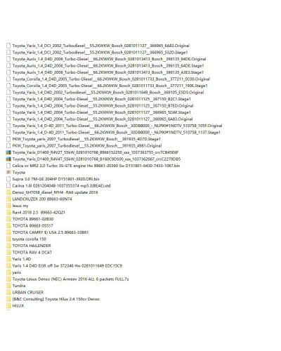 For Toyota / Lexus DTC Firmware Editor Software + Chip BIN Tuning File