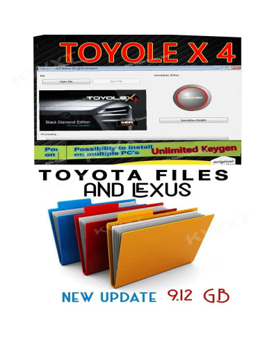 TOYOTA LEXUS Stock File 9.12GB +ToyoLex 4 Software ECU Origin about 30