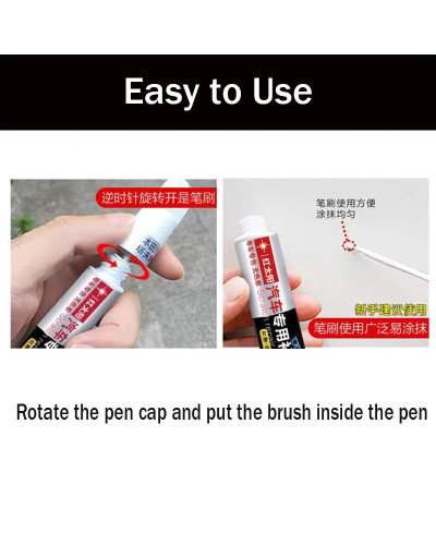 Car Paint Scratch Repair Pen for MG Motor MG ZS Touch Up Pen Black Whi