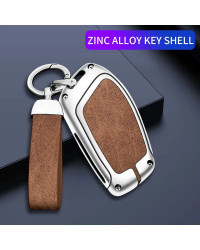 Funda de aleación de Zinc para llavero de coche, protección adecuada para MG ZS EV HS EHS ZX GT MG4 MG5 MG6 Roewe RX3 RX5 RX8 ER