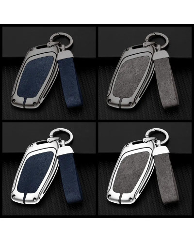 Funda de aleación de Zinc para llavero de coche, protección adecuada para MG ZS EV HS EHS ZX GT MG4 MG5 MG6 Roewe RX3 RX5 RX8 ER