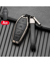 Funda para llave inteligente de coche, carcasa protectora sin llave para BYD Song PRO, Han EV Max Tang DM 2018 Qin PLUS, accesor