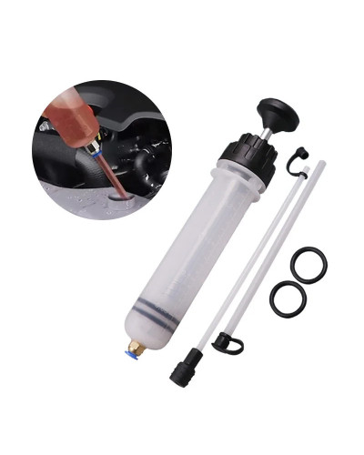 Car Oil Fluid Extractor Auto Oil Change Syringe with Hose Manual Fuel 