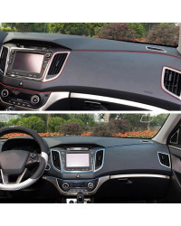 Moldura de coche para moldura de puerta de Control Central Interior, tira de decoración de salpicadero, accesorios para Mg Zs Ev