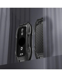 Funda de aleación de Zinc para mando a distancia de coche, carcasa para MG ZS HS 5 6 EZS, Roewe RX8 RX5 RX3 I6 I5, accesorios