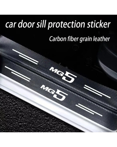 Car Sill pedal Rear Bumper Protection Stickers for MG5 Motors MG ZS GS