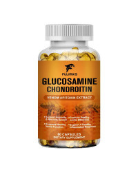 Glucosamina-cápsulas de 1500 mg de condroitina para adultos, cápsulas de fuerza Extra, soporte para las articulaciones, suplemen