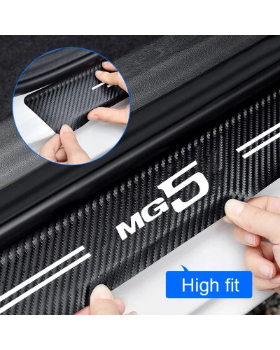 Car Sill pedal Rear Bumper Protection Stickers for MG5 Motors MG ZS GS