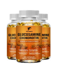 Glucosamina-cápsulas de 1500 mg de condroitina para adultos, cápsulas de fuerza Extra, soporte para las articulaciones, suplemen