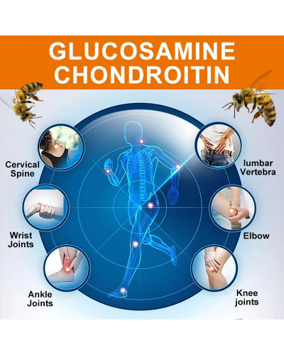 Glucosamina-cápsulas de 1500 mg de condroitina para adultos, cápsulas de fuerza Extra, soporte para las articulaciones, suplemen