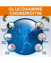 Glucosamina-cápsulas de 1500 mg de condroitina para adultos, cápsulas de fuerza Extra, soporte para las articulaciones, suplemen