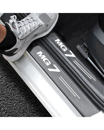 Car Sill pedal Rear Bumper Protection Stickers for MG7 Motors MG ZS GS