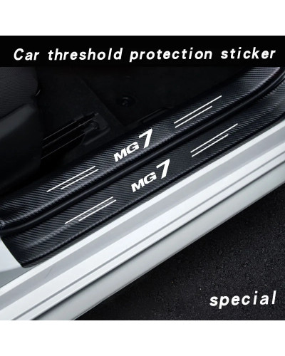 Car Sill pedal Rear Bumper Protection Stickers for MG7 Motors MG ZS GS