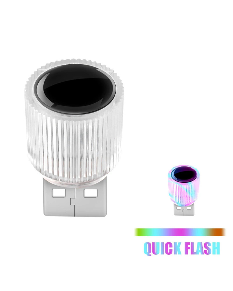 Luz Ambiental LED pequeña para coche, luz decorativa USB para Mitsubishi, Suzuki, Lexus, Nissan, Skoda, MG, Mercedes Benz, 1 ud.