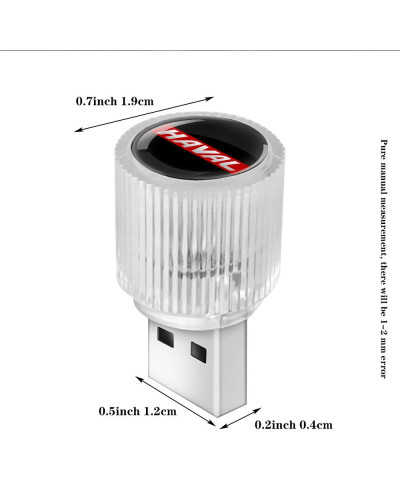 Luz Ambiental LED pequeña para coche, luz decorativa USB para Mitsubishi, Suzuki, Lexus, Nissan, Skoda, MG, Mercedes Benz, 1 ud.