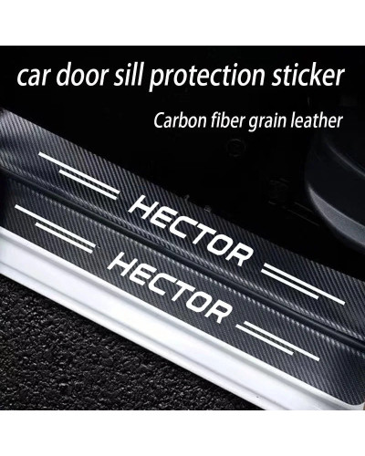 Car Door Sill Plate Protector Stickers for MG Hector Motors MG ZS GS M