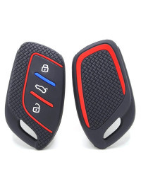 Funda de silicona para llave de coche, accesorios de soporte de carcasa para MG 4, MG5, MG6, MG, ZS, EV, HS, EHS, ZX, GT, Roewe,