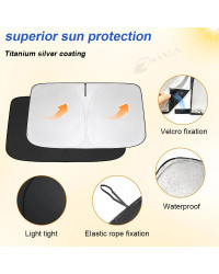 Parasol Reflector para parabrisas de coche, accesorio de protección para MG mulan MG4 2021 2022 2023 2024