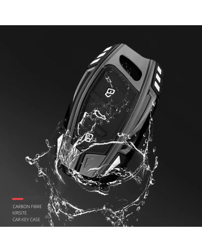 Funda de silicona para llave de coche, carcasa de aleación de Zinc para MG4, MG5, MG6, MG, ZS, EV, HS, EHS, ZX, GT, Roewe, RX3, 