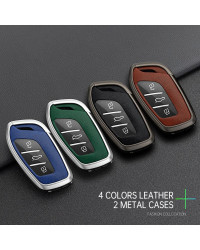 Funda de llave de coche de aleación de Zinc para Saic, MG, ZS, EV, MG6, MG4, EZS, HS, EHS, 2019, 2020, Roewe, RX5, I6, I5, RX3, 