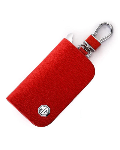 Funda de cuero especial para llave de coche, funda con cremallera, cinturón, bolsa, accesorios para MG ZS, MG3, MG5, MG6, MG7, R