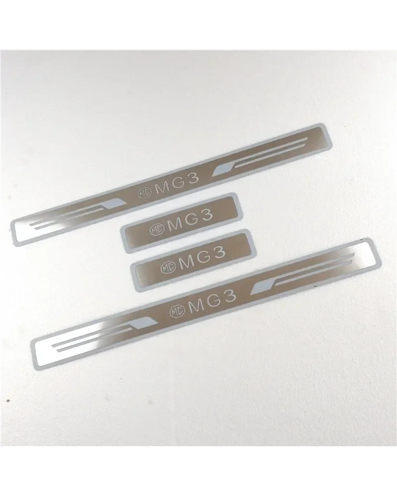 For MG 3 2010-2017 Ultra-thin stainless steel car threshold guard plat