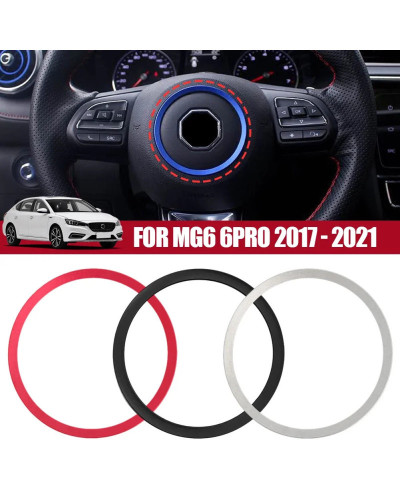 Anillo decorativo para MG MG6 6pro 2017-2021, cubierta central del volante, estilo de espinillas, accesorios de modificación Int