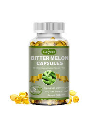 Alxfresh-melón amargo Extra Strength, 2500 mg, suplemento 16:1, orgánico, no transgénico, Vegano, libre de cloro, 120/ 60 cápsul