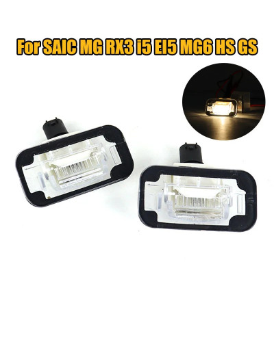 For SAIC MG RX3 i5 EI5 MG6 HS GS Rear License Plate Light Trunk Trunk 