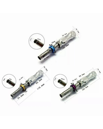 Locksmith Tools 3 Pcs 7 Pin Advanced Tubular Lock Tool Set For Padlock