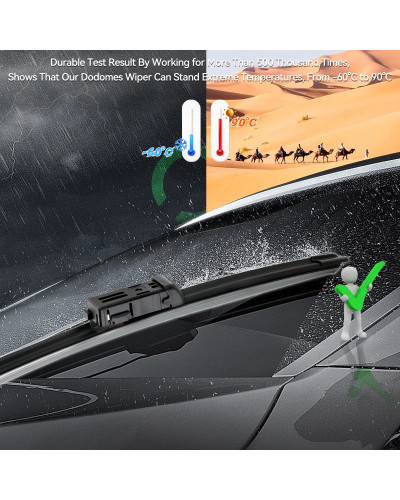 Erick's Wiper Front & Rear Wiper Blades Set For MG ZS EV ZX ZST VS 201