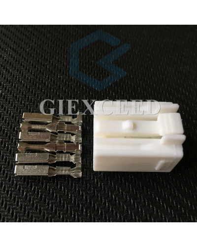 2 Sets 6 Pin MG651044 Auto Wire Connector MG 651044 Female Plug AC Ass