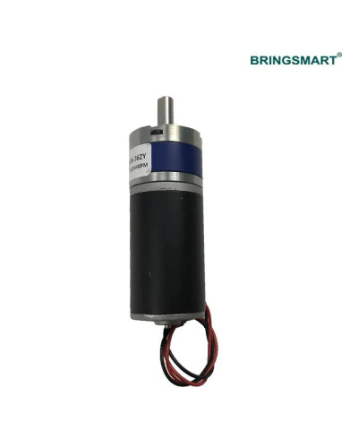 Bringsmart All-Metal Planetary Gear Motor 36MM Micro Gear Reduction 12