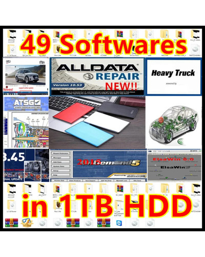 2024 Hot sale, Alldata 10.53v repair software mit-chell OD5 vivid work